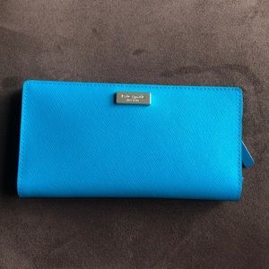 Teal Kate Spade Wallet- Authentic